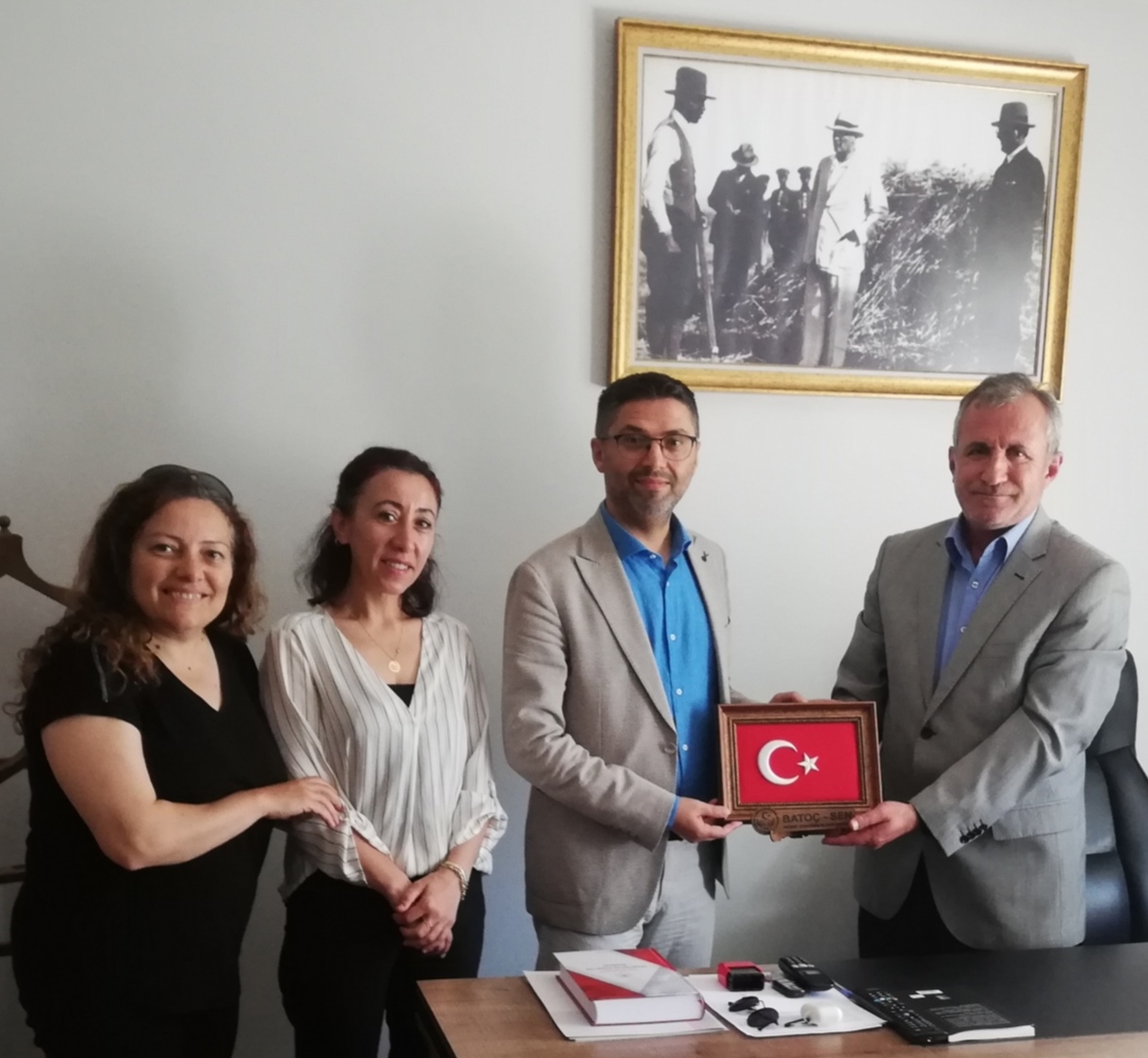 Atatürk Orman Çiftliği Personel Müdürü Olarak Atanan Servet Güngör Bey'e Hayırlı Olsun Ziyareti