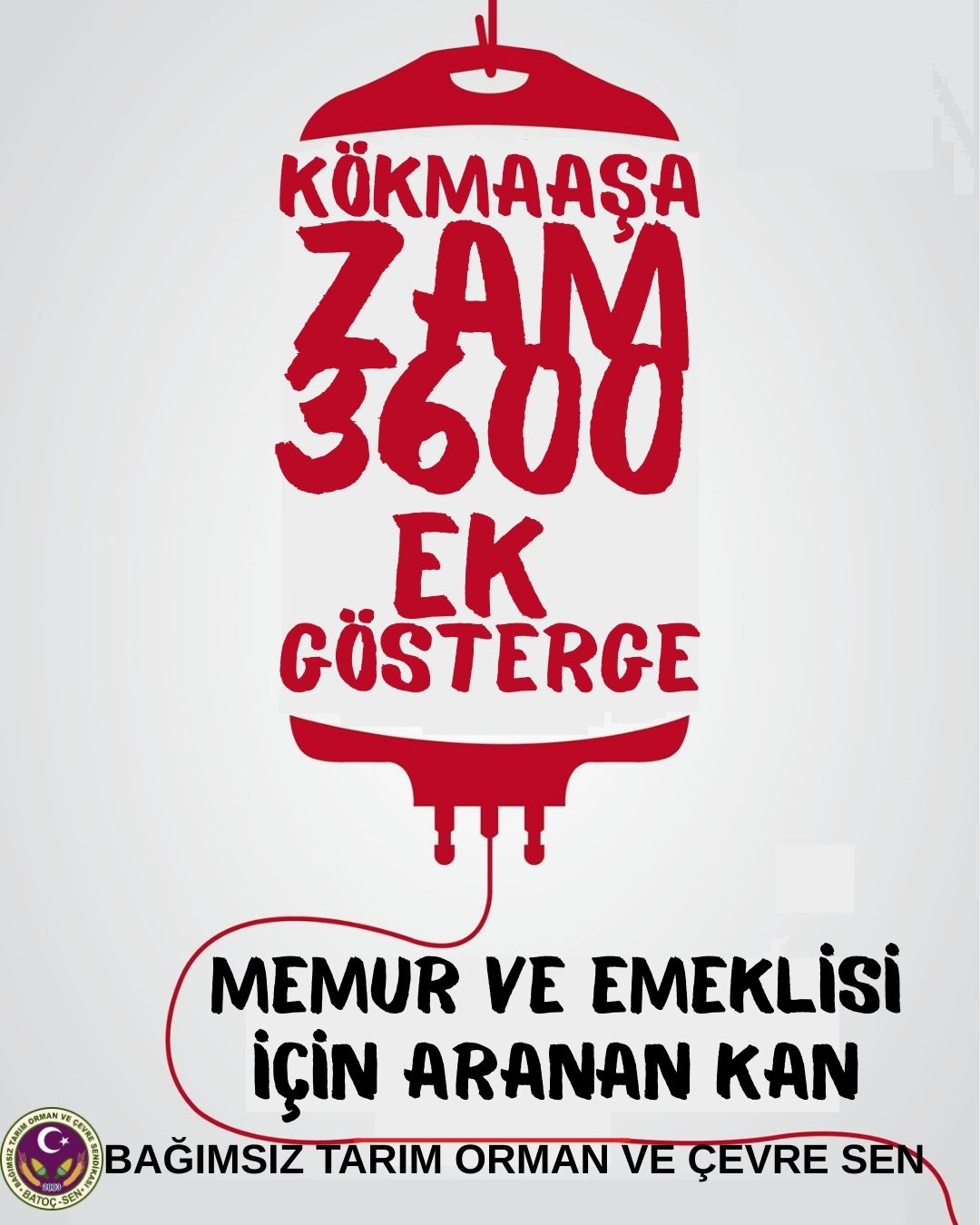 Memur ve Emeklisi için Aranan Kan, Kökmaaşa Zam, 3600 Ek Gösterger