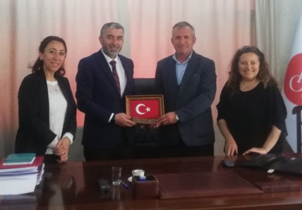 Atatürk Orman Çiftliği Müdür Yardımcı Osman olarak Atanan Servet Gürer Bey'e Hayırlı Olsun Ziyareti