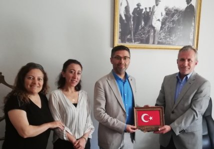 Atatürk Orman Çiftliği Personel Müdürü Olarak Atanan Servet Güngör Bey'e Hayırlı Olsun Ziyareti